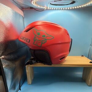 Giro Ledge Hard Shell Winter Sport Helmet Adjustable Fit Red/Green/Black S-L
